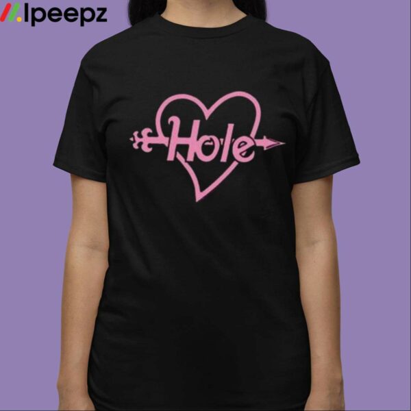 Heart Arrowed Hole Eye Shirt