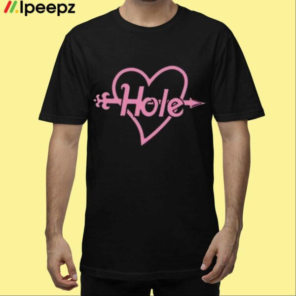 Heart Arrowed Hole Eye Shirt