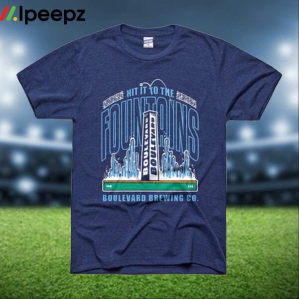Kc Royals Hit It To The Fountains Shirt 2024 Giveaway