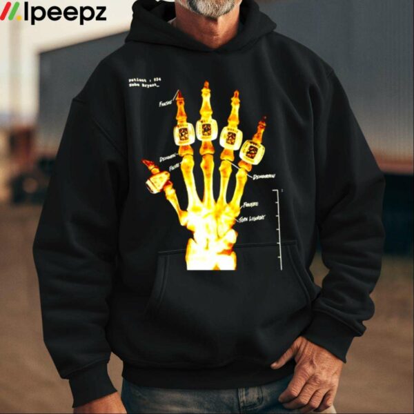 Kobe Bryant Skeleton Hand 5 Rings Shirt