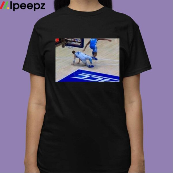 Kyle Filipowski Trips Harrison Ingram Photo Shirt