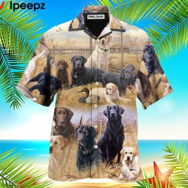 Labrador Retriever Hunting Dog Lovely Hawaiian Shirt