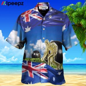 Lawn Bowling The Flag Fly With Wind Hawaiian Shirt