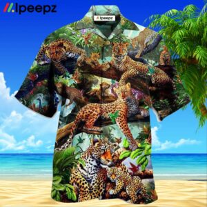 Leopard Animals Life Is Better With A Leopard In Forest Awesome Hawaiian Shirt