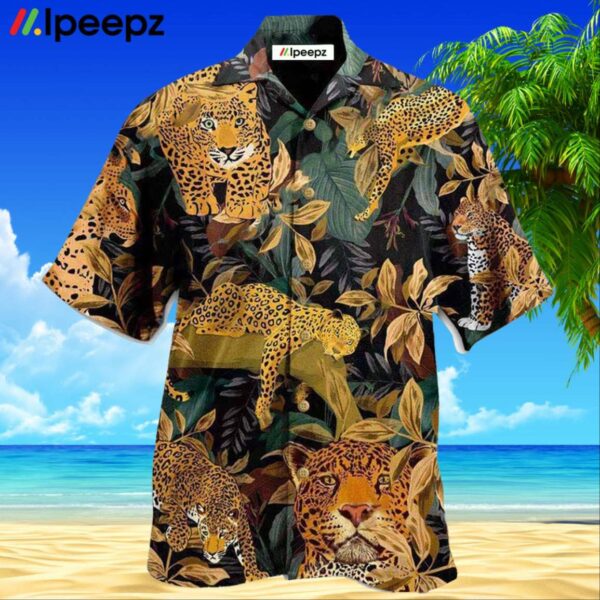 Leopard Animals Proud Leopard Natural Print Hawaiian Shirt