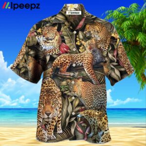 Leopard Into The Jungle Hawaiian Shirt
