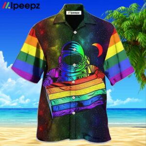 Lgbt Pride Astronaut Hawaiian Shirt