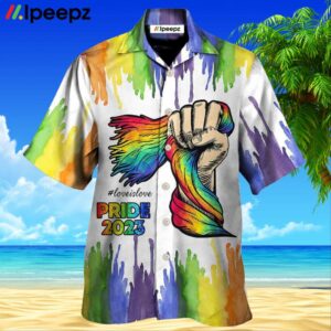 Lgbt Pride Love Is Love 2023 Awesome Hawaiian Shirt