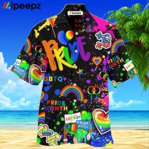Lgbt Pride Mix Color Awesome Hawaiian Shirt