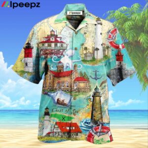 Lighthouse Take The Cruise Of Your Life Follow The Lighthouse Hawaiian Shirt