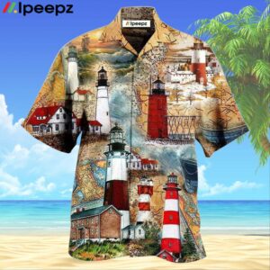 Lighthouse The Past Is A Lighthouse Not A Port Hawaiian Shirt