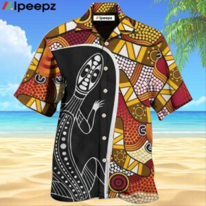 Lizard Boomerang Hawaiian Shirt