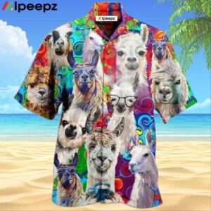 Llama Nah My Prob Llama Hawaiian Shirt