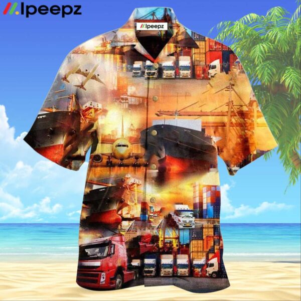 Logistics Into The World Logistics Hawaiian Shirt