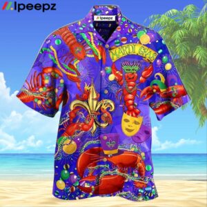 Mardi Gras Shrimp Love Animals Hawaiian Shirt