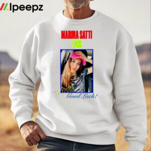 Marina Satti Zari 12 Points Good Luck Shirt