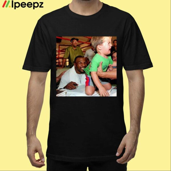 Mike Tyson Biting Kids Shirt