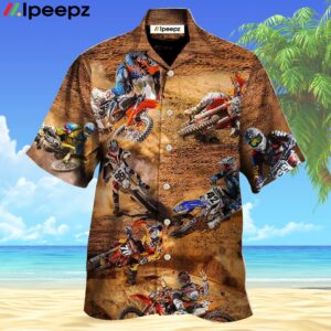 Motocross Mix So Cool Awesome Hawaiian Shirt