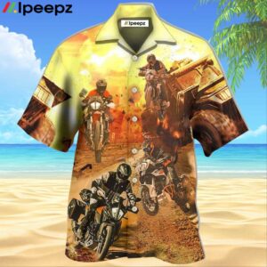 Motorcycle Cool Road Awesome Hawaiian Shirt