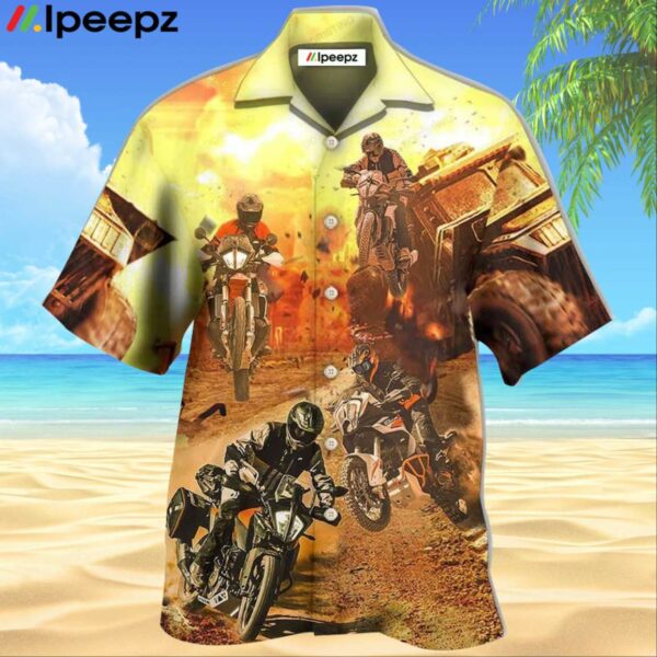 Motorcycle Cool Road Awesome Hawaiian Shirt