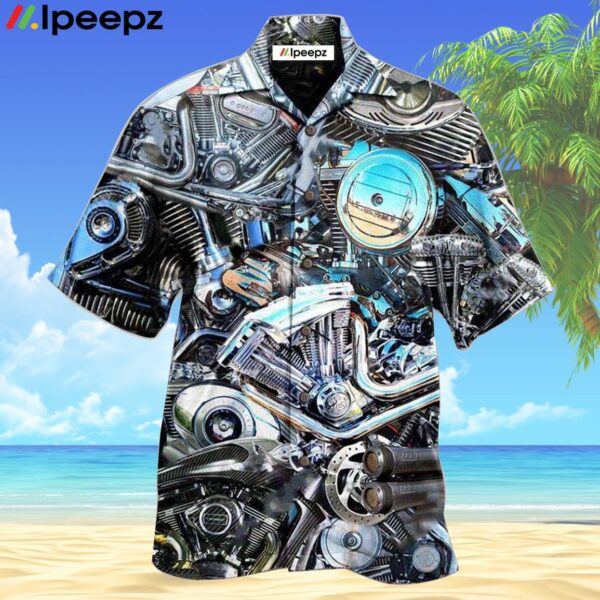 Motorcycle Gone Riding Be Back Hawaiian Shirt