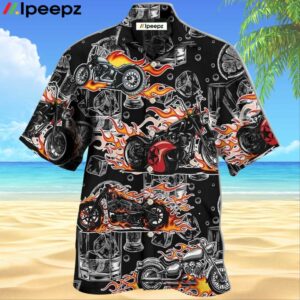 Motorcycle I Like Motorcycles And Whiskey Hawaiian Shirt