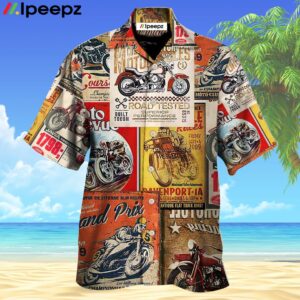 Motorcycle If You Can Still Hear Your Fears Drop A Gear Awesome Hawaiian Shirt