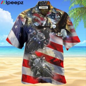 Motorcycle Independence Day Awesome Hawaiian Shirt