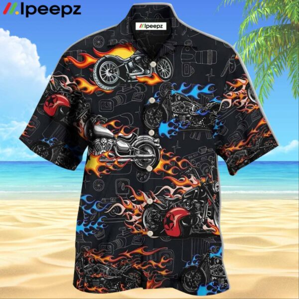 Motorcycle Photography I Like Motorcycles And Photography Awesome Hawaiian Shirt