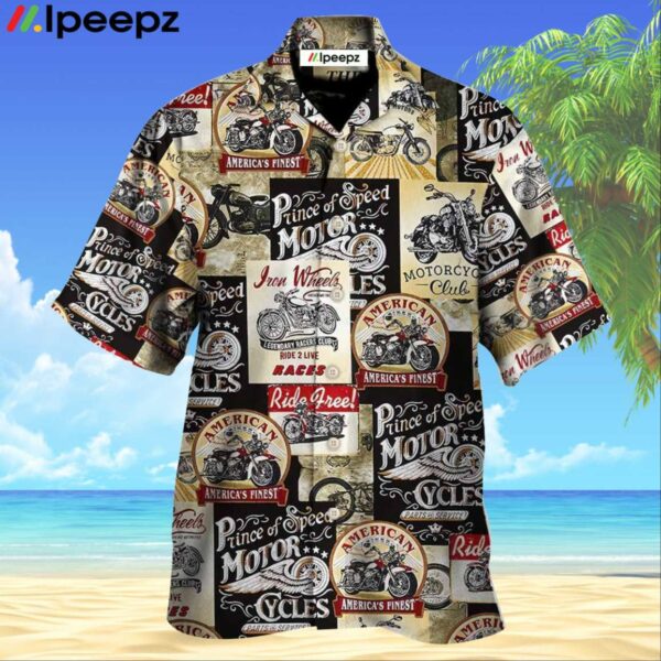 Motorcycle Timeless Treasures Motorcycles Hawaiian Shirt