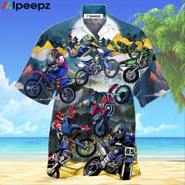 Motorcycle When Life Gets Complicated I Ride Hawaiian Shirt