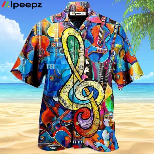 Music Love Live Life Awesome Hawaiian Shirt