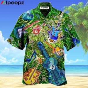 Music Melody Of Time Guitar It Is Magic Hawaiian Shirt