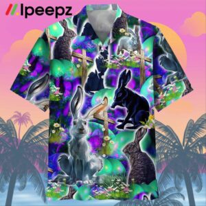 Neon Style Easter Day Hawaiian Shirt