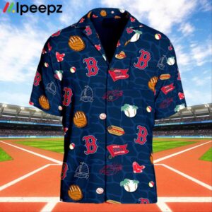 Red Sox 2024 Giveaways Hawaiian Shirt