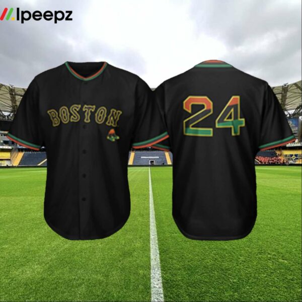 Red Sox Black & African American Celebration Jersey 2024 Giveaway