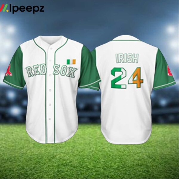Red Sox Irish Celebration Jersey 2024 Giveaway