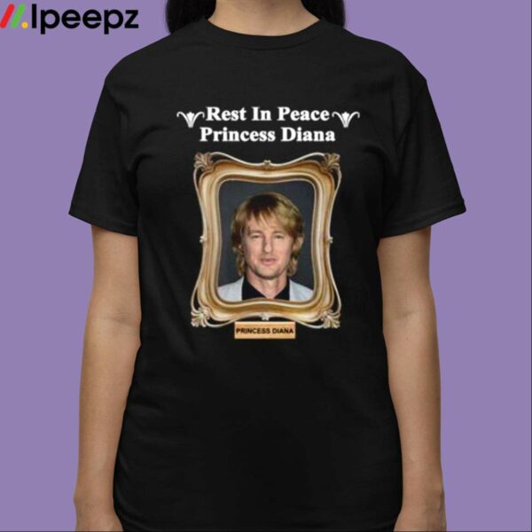 Rest In Peace Princess Diana Shirt