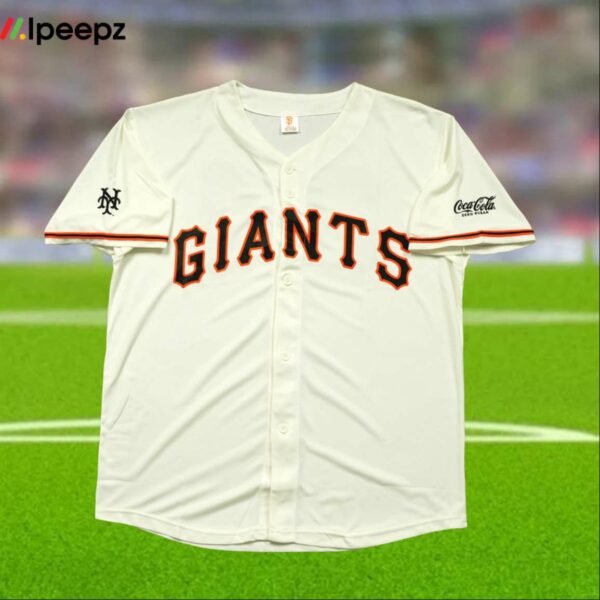 SF Giants New York Giants Throwback Jersey 2024 Giveaway