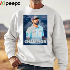 Sahith Theegala Champion Fortinet Championship Shirt