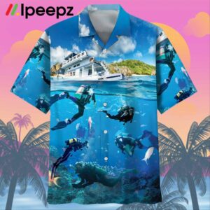 Scuba Diving Cruise Vacation Hawaiian Shirt