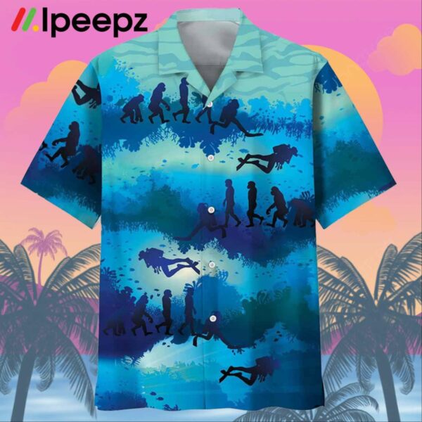 Scuba Diving Revolution Hawaiian Shirt