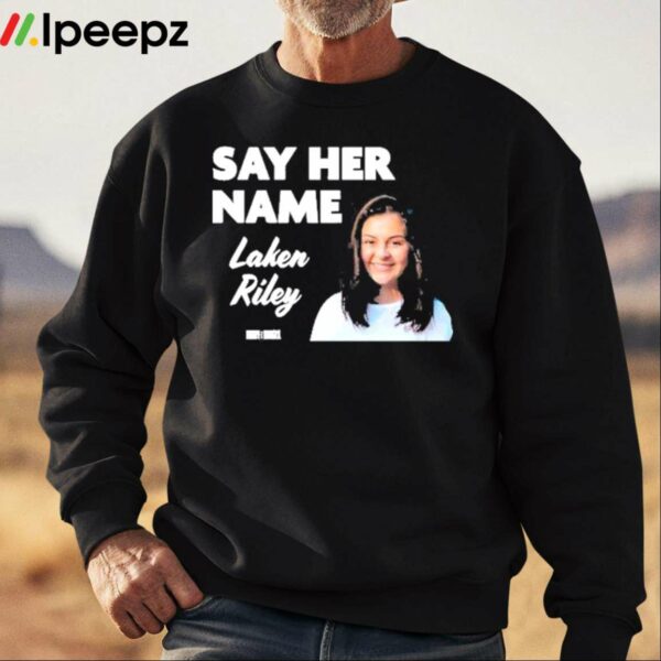 Sebastian Gorka Say Her Name Laken Riley Shirt