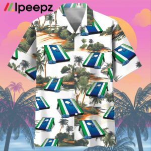 Tropical Cornhole Hawaiian Shirt