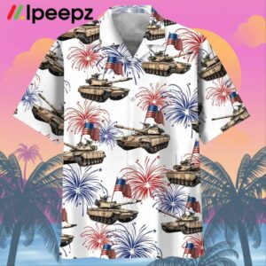 Tropical Usa Tank Veteran Hawaiian Shirt