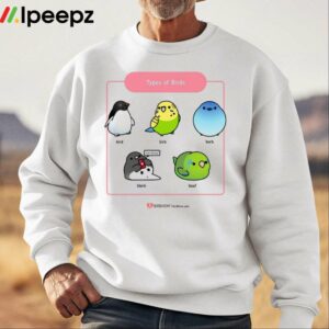 Types Of Birds Bird Birb Borb Blorb Boaf Shirt