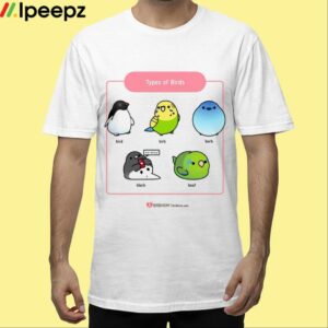 Types Of Birds Bird Birb Borb Blorb Boaf Shirt