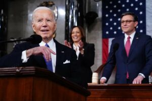 Unexpected Encounter President Biden Meets Marjorie Taylor Greene Before State of the Union