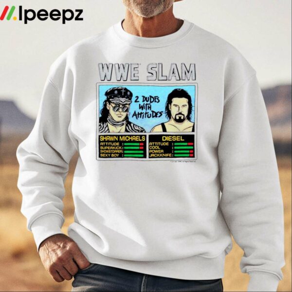 WWE Slam 2 Dudes With Attitudes Shirt