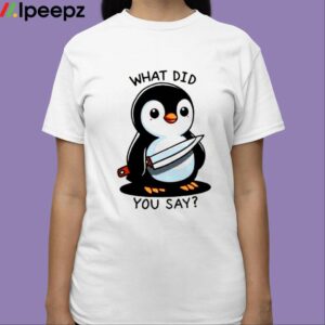 What Did You Say Shirt